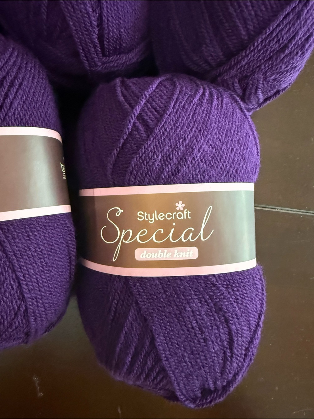 Stylecraft Special Double Knit Yarn - Deep Purple, Emperor Color- 5 Skeins